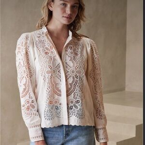 Banana Republic Lace Mariana Blouse